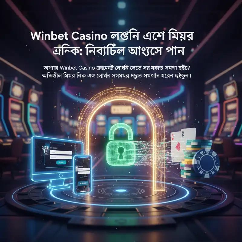 Winbet Casino লগইন ইন্টারফেস এবং মিরর লিংক অ্যাক্সেস